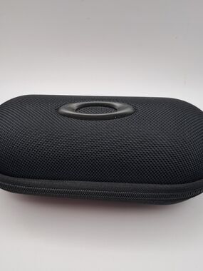 Oakley Black Textured Hard Shell Accessory Case with Molded Logo